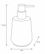 Δοχείο Κρεμοσάπουνου Polyresin Μπεζ MRShome  DS-4650L05
