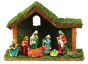 Ξύλινη Χριστουγεννιάτικη Φάτνη 26 x 9 x 18(h)cm Lianos 224098