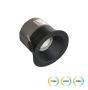 Χωνευτό Σποτ Μαύρο 5W 2700-3000K-4000K 38° Alea Viokef 3914-010B-3-S-38