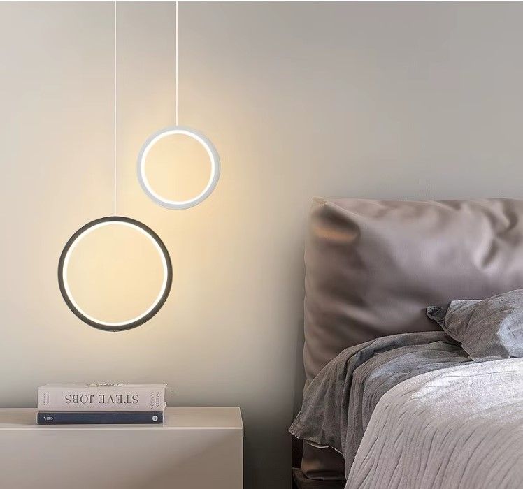 SE LED 16 AINA BLACK AND WHITE PENDANT 16+22x100cm 16W IP20 3CCT WITH MEMORY 2 YEARS WARRANTY HOMELIGHTING 77-50614