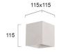 Απλίκα Λευκή Concrete Viokef 4096902