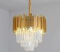 SE21-14-5 IMPERIAL CASCADE GOLD Φ40*31-120cm E14*5 2 YEARS WARRANTY HOMELIGHTING 77-51204