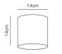 SE21-BR-10-BL2-SH1 MAGNUM BRONZE White Shade Pendant+ HOMELIGHTING 77-8728