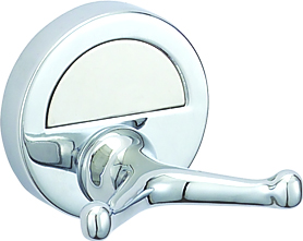 Άγκιστρο Διπλό Χρώμιο Bronze Art Moon 3514-10