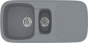 Sanitec Νεροχύτης 301 Classic 97×50 301-17-Metallic-Silver