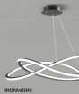 SE LED 60 ANITA PENDANT BLACK 96W 3CCT WITH MEMORY 2 YEARS WARRANTY Α2 HOMELIGHTING 77-50454