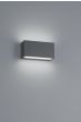 Φωτιστικό Επίτοιχο IP65 Led 9w 3000K 1100lm Anthracite Trio Lighting Trent 226960242