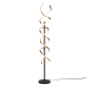 Φωτιστικό Δαπέδου Brass Mat 23xH150cm Led 32w 2300+3000+4000K 4000lm Trio Lighting Sequence 441810208
