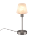Πορτατίφ 12xH32cm 1xE14 Λευκό Καπέλο Βάση Νίκελ Ματ Trio Lighting Luis II 595700107