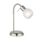 Πορτατίφ 13xH20cm Λευκό Καπέλο Βάση Νίκελ Ματ Trio Lighting Antibes R50171007