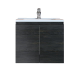 Έπιπλο Μπάνιου 70 εκ. με Νιπτήρα Χρώμα Pine Dark Sanitec Alba A 70