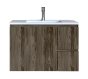 Έπιπλο Μπάνιου 70 εκ. με Νιπτήρα Χρώμα Pine Dark Sanitec Alba C 70