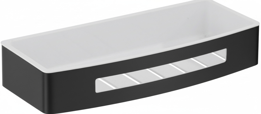 Σπογγοθήκη Ίσια Μαύρο Bronze Art Lagoon 13H6A-MM