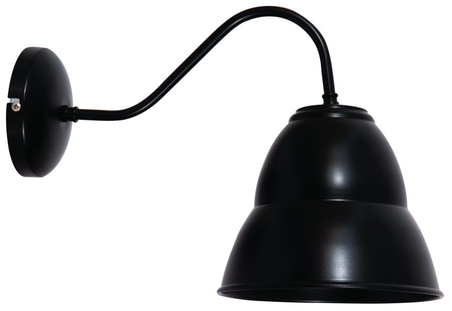 WLA 71404 BK ΑΠΛΙΚΑ ΜΑΥΡΗ ΚΑΜΠΑΝΑ  1ΧΕ27 ARlight 0141106