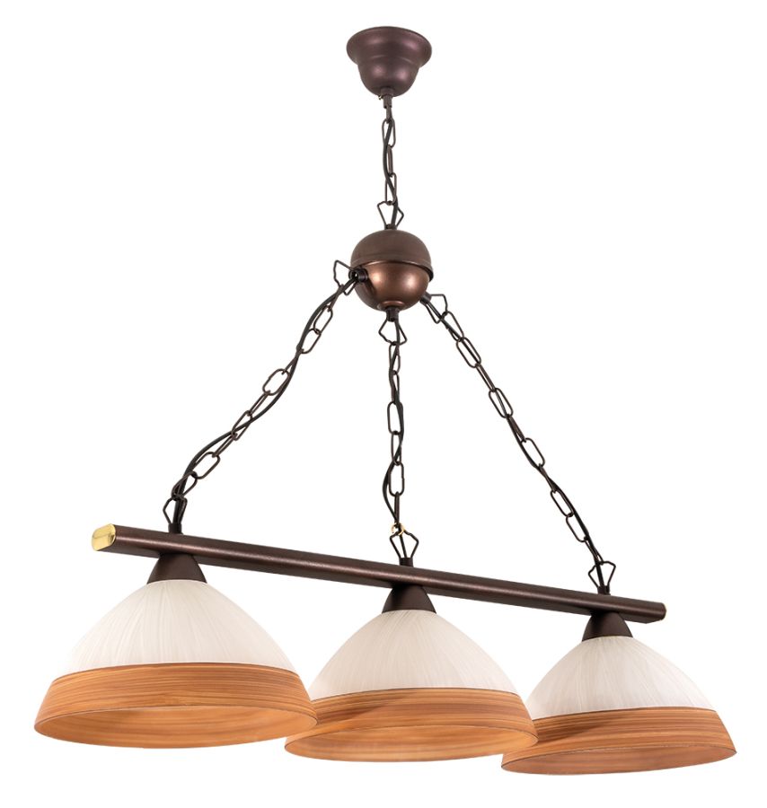 PDA 120-3 3/Φ ΡΑΓΑ ΣΚΟΥΡΙΑ ΓΥΑΛΙΑ ΛΕΥΚΟ/ΚΑΦΕ ΦΑΣΑ  3ΧΕ27 ARlight 0108414