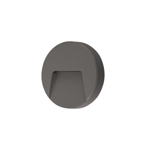 ΦΩΤΙΣΤΙΚΟ ΤΟΙΧΟΥ SLIM LED 3W IP65 230V 3000K Φ135mm PRO ΓΡΑΦΙΤΗΣ ARTE ILLUMINA Eurolamp 145-52016