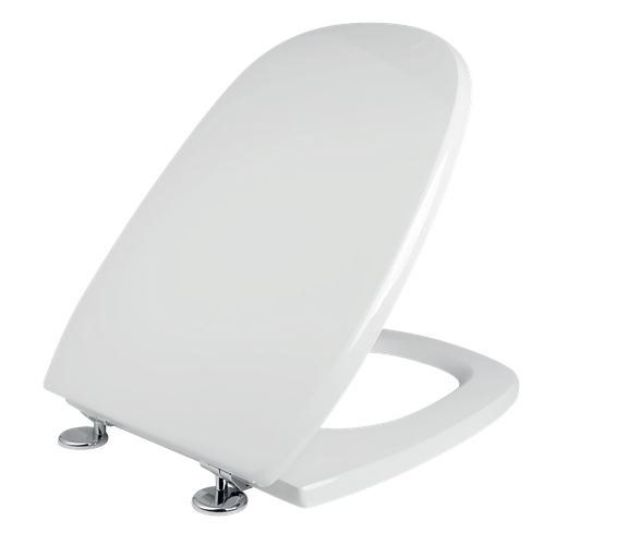 Κάλυμμα Λεκάνης WC Polyester B.T Λευκό 42-47x35,8cm Οπές 11-21cm ΑΔΩΝΙΣ Square Kerafina, Pozzi Ginori Elvit 0074