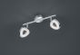 Σποτ Ράγα Δίφωτη Χρωμέ LED 2x3,5w 3000K 2x400lm Trio Lighting Tours R82132106