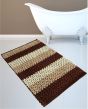 Πατάκι Μπάνιου Μπεζ-Καφέ-Εκρού 50x80cm #2335 Cotton Chenille San Lorentzo 1509 TRICOLOR
