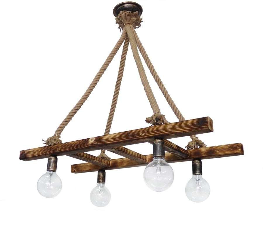 Φωτιστικό SKALA/4 ROPE UT-BR Heronia 31-1046