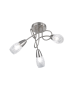Πλαφονιέρα Οροφής 47xH25cm 3xE14 Μέταλλο Nickel Mat Trio Lighting Colmar R60023007