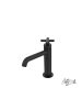 Μπαταρία Νιπτήρα με Βαλβίδα Clic-Clac Εlle Cross La Torre Black Matt 38004-400
