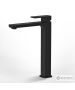 Μπαταρία Νιπτήρα Υψηλή με Βαλβίδα Clic-Clac Quadra Eurorama Black Matt 144309P-400