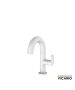 Μπαταρία Νιπτήρα με Βαλβίδα Clic-Clac Slim Vicario White Matt 500010-300