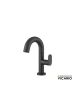 Μπαταρία Νιπτήρα με Βαλβίδα Clic-Clac Slim Vicario Black Matt 500010-400