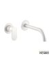 Μπαταρία Νιπτήρα Τοίχου Slim Vicario White Matt 500045-300