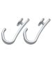 Easy roll hooks 12 pcs grey κρίκοι κουρτίνας μπάνιου Sealskin  251160205