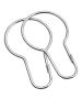 Hooks metal 12 pcs aluminum κρίκοι κουρτίνας μπάνιου Sealskin  252020204