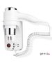 Σεσουάρ 3 ταχυτήτων 1600w με πριζα ξυρ.μηχ. Geesa Chrome/White 6476-100300