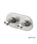 Άγκιστρο μπάνιου διπλό NEMOX Geesa Inox Λείο 6515-110