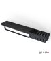Εταζέρα 63x10,8 εκ. με μπουκ/θηκη & πετς/στρα Frame Geesa Black Matt 8854-400