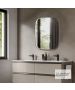 Καθρέπτης Μπάνιου FIZ 60x80 Luminor Black Brushed FIZ6080-410