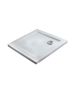 Olympia Slim - Τετράγωνη Λεπτή Ντουζιέρα Πορσελάνης Μπάνιου 80X80X5.5 cm 40105