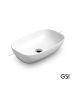 Νιπτήρας Πορσελάνης Nubes 60x38 GSI White 9783-300