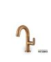 Μπαταρία Νιπτήρα με Βαλβίδα Clic-ClacSlim Vicario natural Brass 500010-225