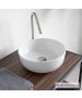 Νιπτήρας Πορσελάνης Glam Φ33 Scarabeo White 1808-300