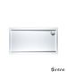 Ντουζιέρα Ακρυλική Παραλληλόγραμμη 140x70 extra-flat Φ90 Sirene White E14070-300