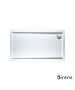 Ντουζιέρα Ακρυλική Παραλληλόγραμμη 140x80 extra-flat Φ90 Sirene White E14080-300