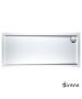 Ντουζιέρα Ακρυλική Παραλληλόγραμμη 160x80 extra-flat Φ90 Sirene White E16080-300