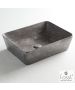 Νιπτήρας Μαρμάρινος  Jade 50x38 h.14 Fossil Grey MS50-410