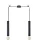 SE21-BL-5-BL2 ADEPT TUBE BLACK Black Pendant+ HOMELIGHTING 77-8671