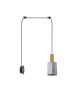 SE21-GM-4-NM1W-GL1 ADEPT TUBE Gold Matt Wall Lamp Smoked Glass+ HOMELIGHTING 77-8832