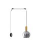 SE21-GM-4-NM1W-GL2 ADEPT TUBE Gold Matt Wall Lamp Smoked Glass+ HOMELIGHTING 77-8833