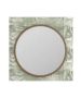 Καθρέπτης Στρογγυλός Ø50cm Μεταλλικό Πλαίσιο Μπρονζέ Savvopoulos Ivy Round 8935-7592