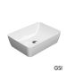 Νιπτήρας Πορσελάνης Sand 60x38 GSI White 9036-300