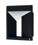 Φωτιστικό Επίτοιχο IP54 Led 10w 900lm Warm White Μαύρο-Λευκό Eglo Nembro 98748